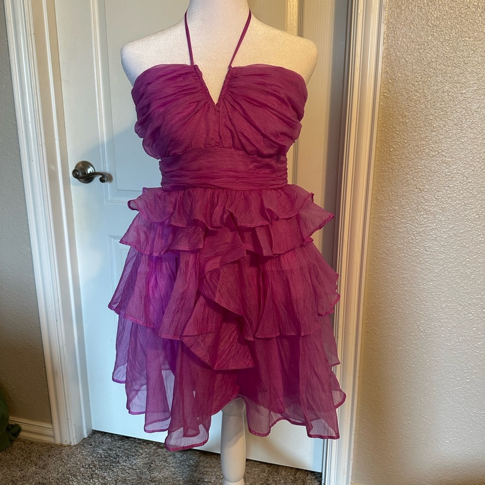 DO+BE Purple Halter Dress